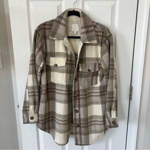 Joie Plaid Shacket